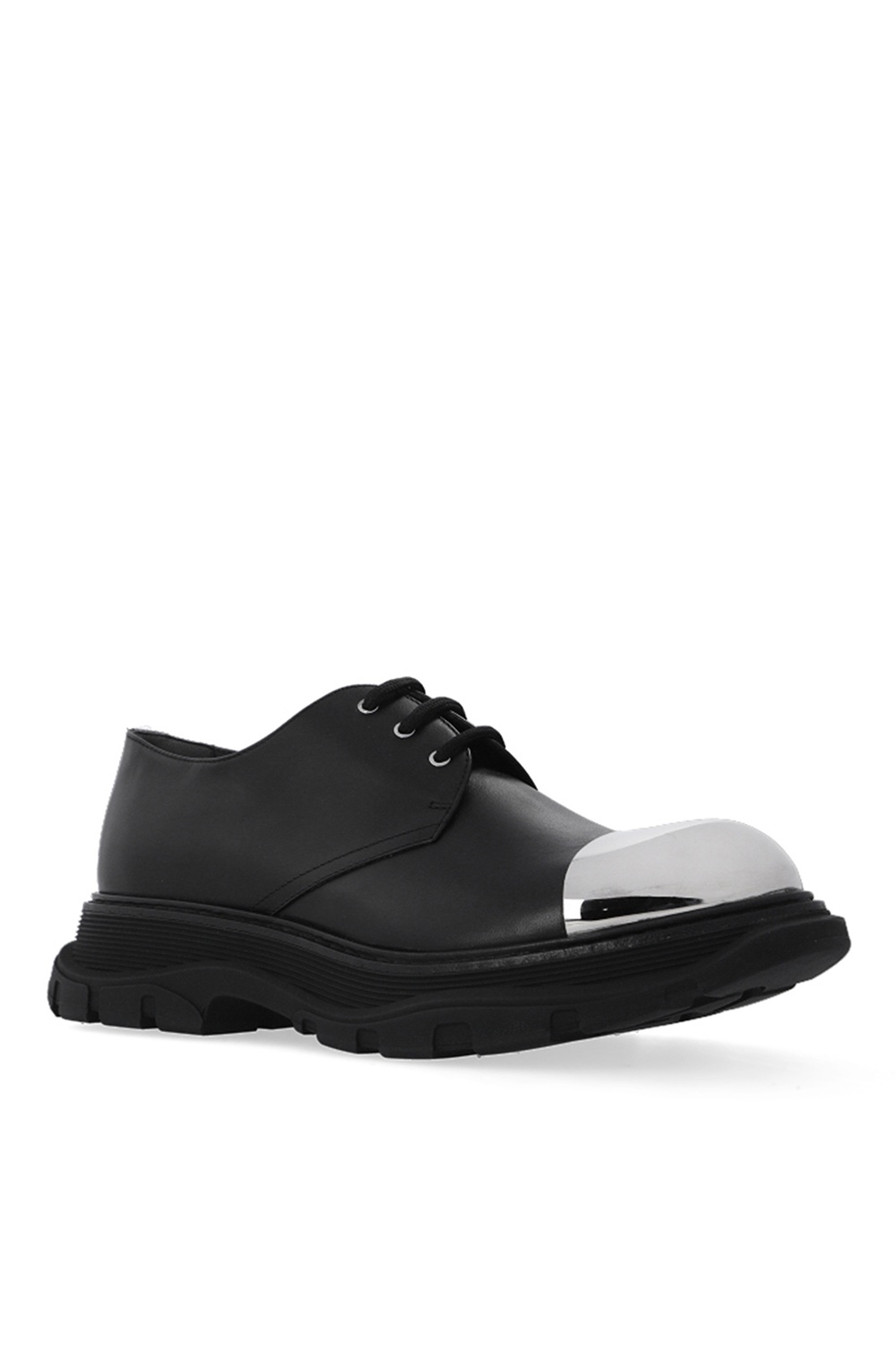 Leather shoes with metal toe cap Alexander McQueen